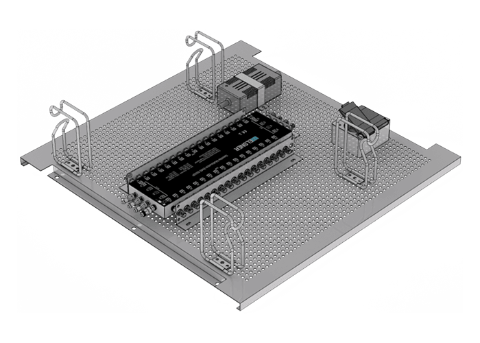 Wall-mounted SAT distribution