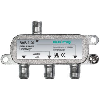 BAB2-20 | 2-fach Abzweiger | 20 dB | 5 bis 1006 MHz
