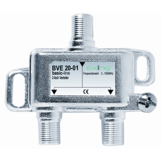 BVE20-01 | 2-fach Verteiler | 5 bis 1006 MHz | Multimediatauglich