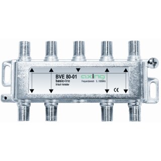 BVE80-01 | 8-fach Verteiler | 5 bis 1006 MHz | Multimediatauglich