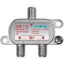 SAB1-12 | 1-fach SAT-Abzweiger | 12 dB | 5 bis 2200 MHz