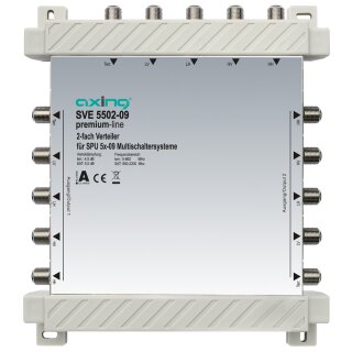 SVE5502-09 | 2-fach Verteiler | 5 in 5 | 5 bis 2200 MHz