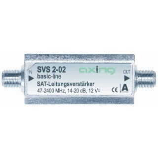 SVS2-02 | SAT-Leitungsverstärker | Breitbandig | DC-Durchlass
