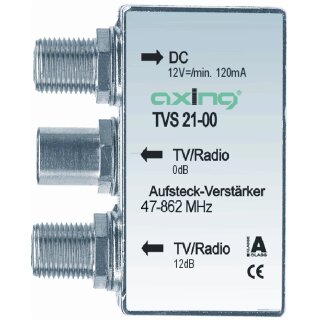 TVS21-00 | Verteilverstärker | BK-tauglich | 2-fach Verteilung