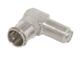 EFA6-00 | Winkeladapter F-QuickFixStecker auf F-Buchse | L=24 mm auf L 23mm
