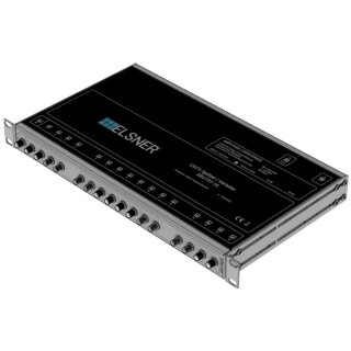 19-CATV-Splitter |  16 Outputs |  Input at the front | without patch panel | without amplifier | Light grey RAL 7035
