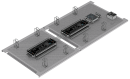 Wandmontagesystem SAT-Verteilung