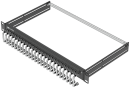 EPF 19 | 19-Zoll-SAT-Patchfeld RM 17 mm | 24...