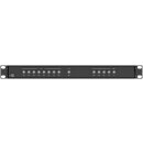 19-inch-SAT-Multiswitch | 1 Satellite | Quattro LNB - Coaxial | Cable lengths 10 to 50 m | 32 Outputs | With surge protection | Non-cascading | Standard power supply unit | RAL9005 black |
