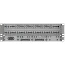 19-inch-SAT-Multiswitch | 4 Satellites | Quattro LNB - Coaxial | Cable lengths 10 to 50 m | 16 Outputs | Without surge protection | Cascading | Redundant power supply unit | RAL7035 light grey |