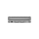 19-inch-SAT-Multiswitch | 4 Satellites | Quattro LNB - Coaxial | Cable lengths 10 to 50 m | 24 Outputs | With surge protection | Cascading | Redundant power supply unit | RAL7035 light grey |