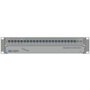 19-inch-SAT-Multiswitch | 1 Satellite | Quattro LNB - Coaxial | Cable lengths 50 to 100 m | 16 Outputs | With surge protection | Cascading | Redundant power supply unit | RAL7035 light grey |