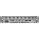 19-inch-SAT-Multiswitch | 1 Satellite | Quattro LNB - Coaxial | Cable lengths 50 to 100 m | 16 Outputs | With surge protection | Cascading | Redundant power supply unit | RAL7035 light grey |