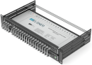 19-inch-SAT-Multiswitch | 1 Satellite | Quattro LNB - Coaxial | Cable lengths 10 to 50 m | 16 Outputs | With surge protection | Cascading with patch panel | Standard power supply unit | RAL9005 black |