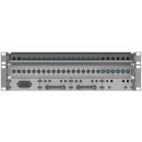 19-inch-SAT-Multiswitch | 1 Satellite | Quattro LNB - Coaxial | Cable lengths 10 to 50 m | 16 Outputs | With surge protection | Non-cascading with patch panel | Redundant power supply unit | RAL7035 light grey |