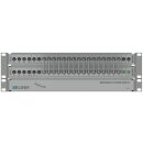 19-inch-SAT-Multiswitch | 1 Satellite | Quattro LNB - Coaxial | Cable lengths 50 to 100 m | 16 Outputs | With surge protection | Non-cascading with patch panel | Redundant power supply unit | RAL7035 light grey |