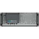 19-CATV-Amplifier basic unit |  1 Output | Input at the rear | without acrylic glass front panel | with 40 dB with amplifier 11 dBµV cso / ctb | Black RAL 9005