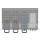 ENT 191 | 19-inch power supply for central power supply in various designs  2 power supply units  18 volts  4 Outputs  140 Watt   LED + network   F-connector   Light grey RAL 7035