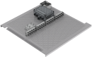 Wall-mounted CATV distribution system