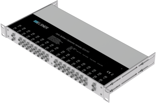 EOV19 | 19-inch optics splitters 4 satellites | Optics - glass fibre |Passive - 1 RU| 32 Outputs | FC/PC | Without power supply unit | RAL7035 Light grey