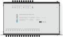 19-Zoll-SAT-Multischalter 2 Satelliten | Quattro LNB - Koaxial | Kabellängen bis 50 m | 16 Ausgänge | Ohne ÜSPSchutz | Nicht-Kaskadierend | Redundantes Netzteil | RAL9005 schwarz