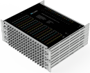 19-inch SAT amplifier splitter 4 SAT | Quattro LNB - Coaxial | Cable lengths 1-50 m || Without overvoltage protection | Without patch panel | Without power supply unit | Light grey RAL7035